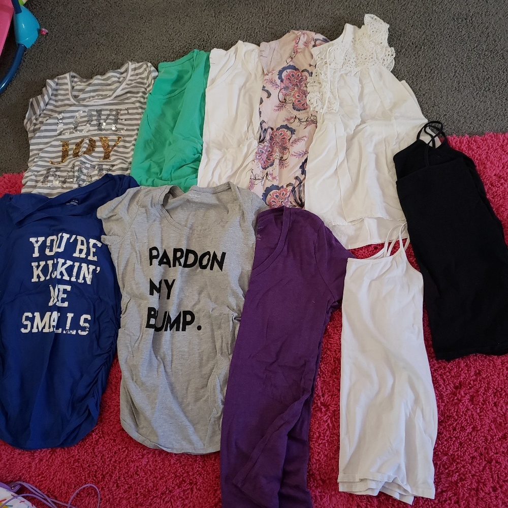 Maternity shirts